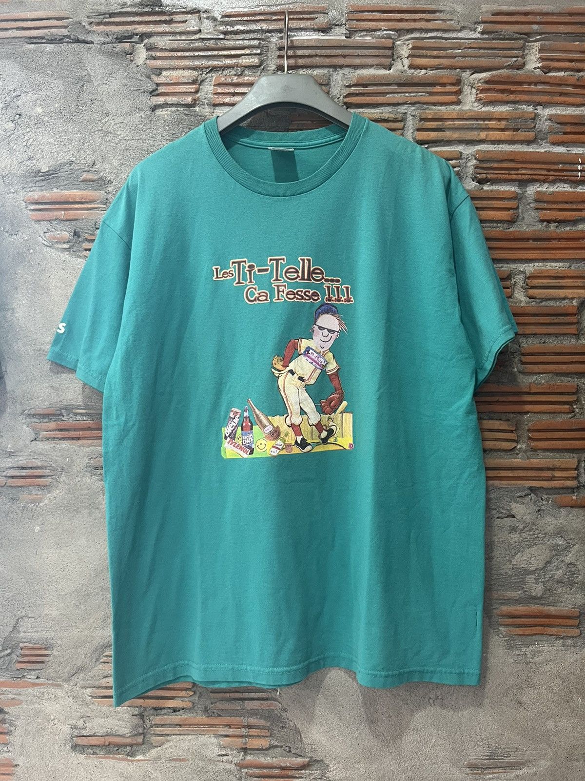 Vintage Vintage Les Ti-Telle… Ca Fesse !!! By Ti-wiss 00’s Tshirt Size US XL / EU 56 / 4 - 2 Thumbnail