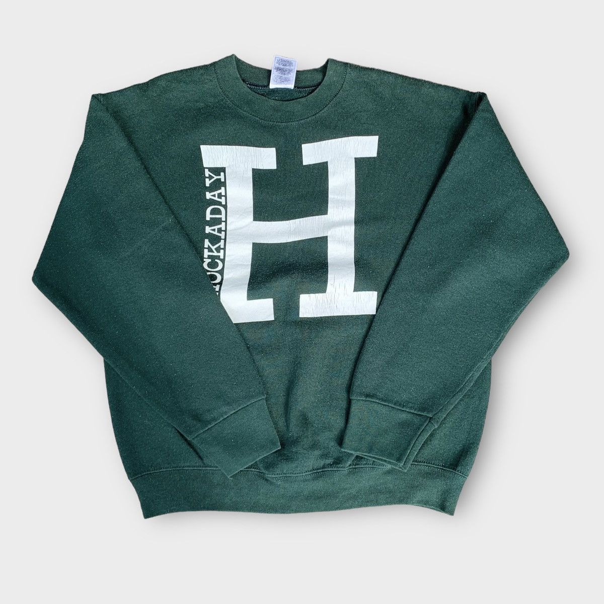 Fruit Of The Loom × Vintage Vintage 90s Fruit Of The Loom Hockaday School Sweatshirt Size M / US 6-8 / IT 42-44 - 1 Thumbnail
