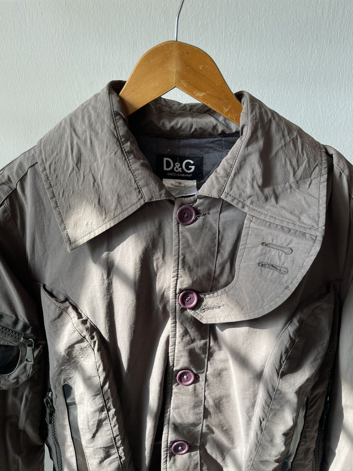 Vintage Dolce & Gabbana Bomber Flight Jacket 97 Size US L / EU 52-54 / 3 - 10 Thumbnail