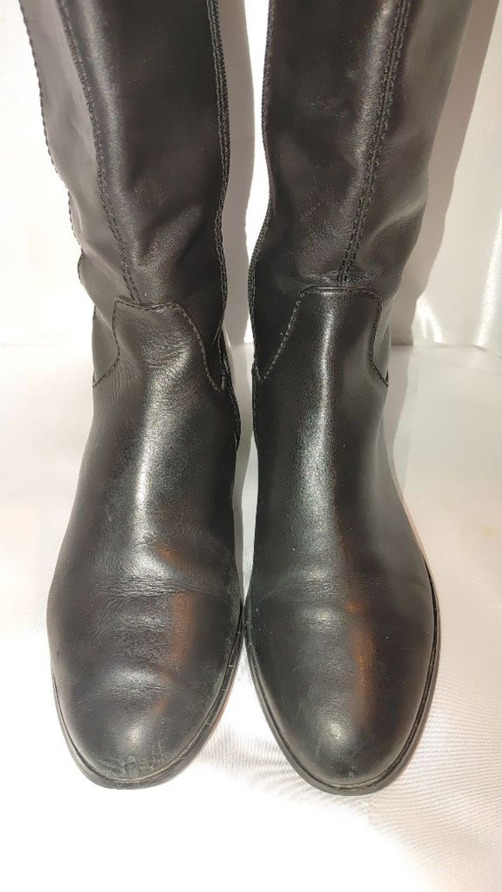Elie Tahari Tahari Rupert Leather Riding Boots Size 10M Size US 10 / IT 40 - 5 Thumbnail