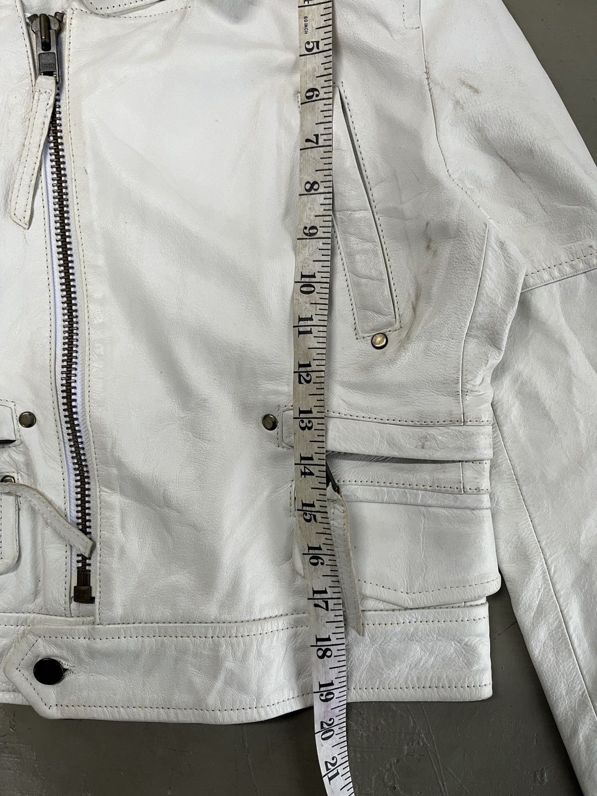 Diesel Y2K Shake-Shake Genuine Leather Double Collar Riding Jacket Size US S / EU 44-46 / 1 - 5 Thumbnail