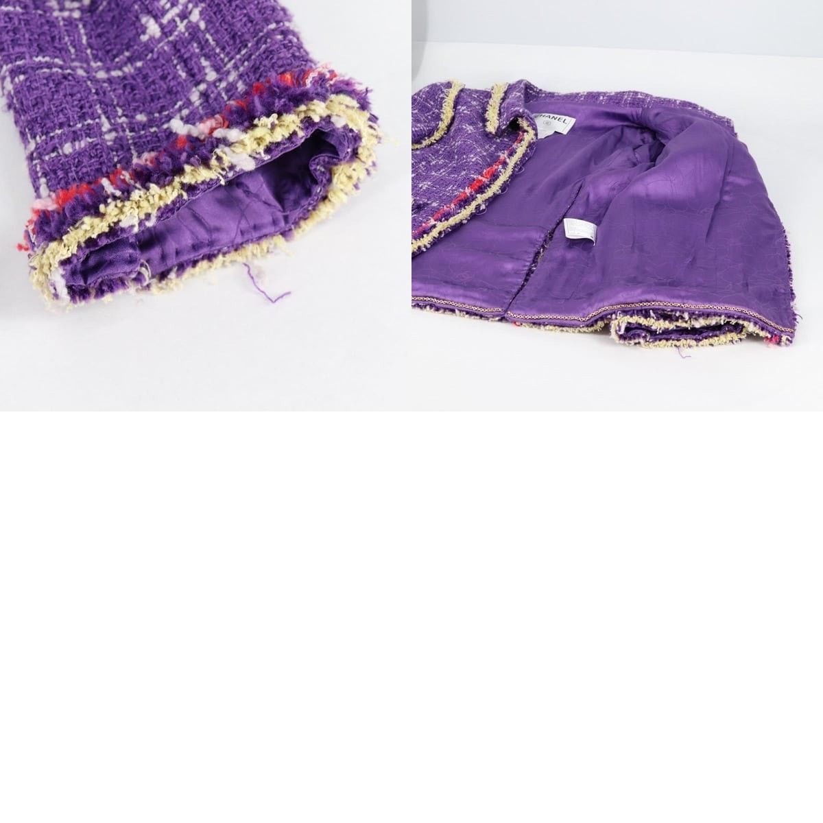 Chanel Chanel Tweed Jacket Size US XXS / EU 40 - 5 Thumbnail