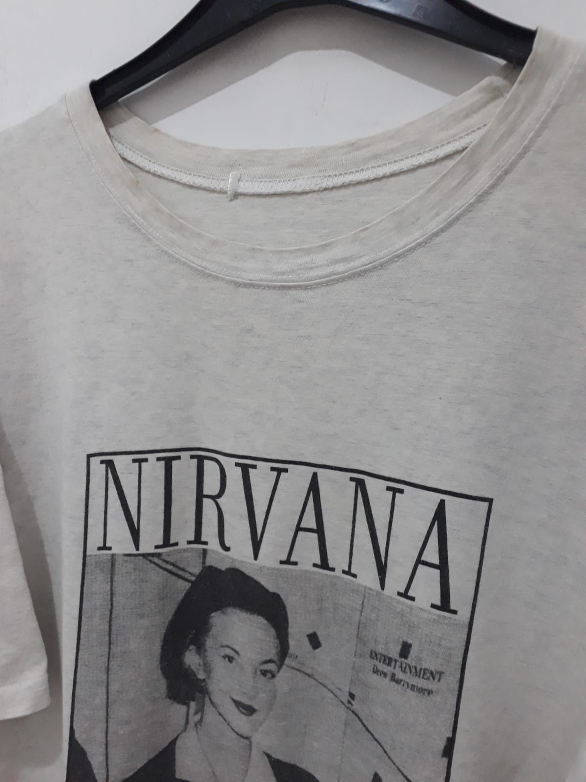Band Tees Vintage Nirvana Drew Barrymore t shirt rare Size US XL / EU 56 / 4 - 2 Thumbnail
