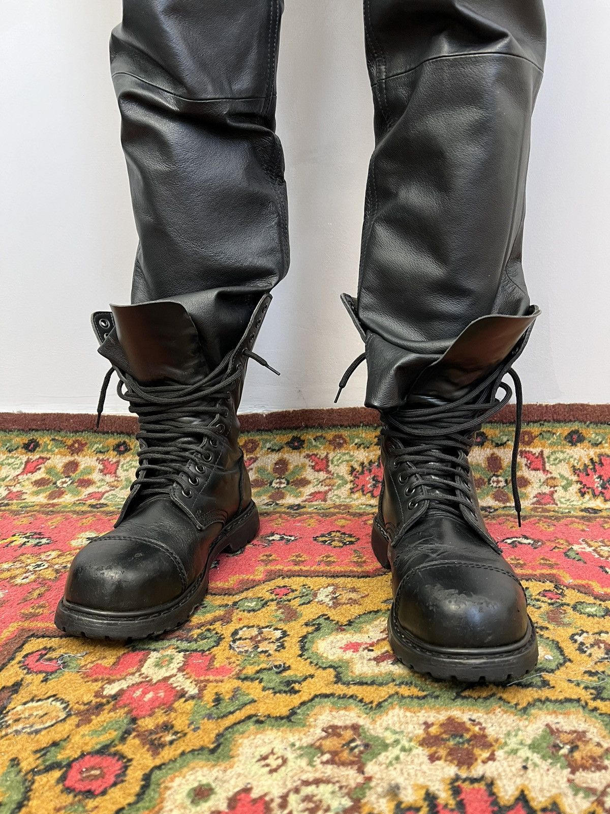 Other UK VTG UNDERCOVER STEEL TOE UNDERGROUND HIGH Combat BOOTS Size US 8 / EU 41 - 1 Thumbnail