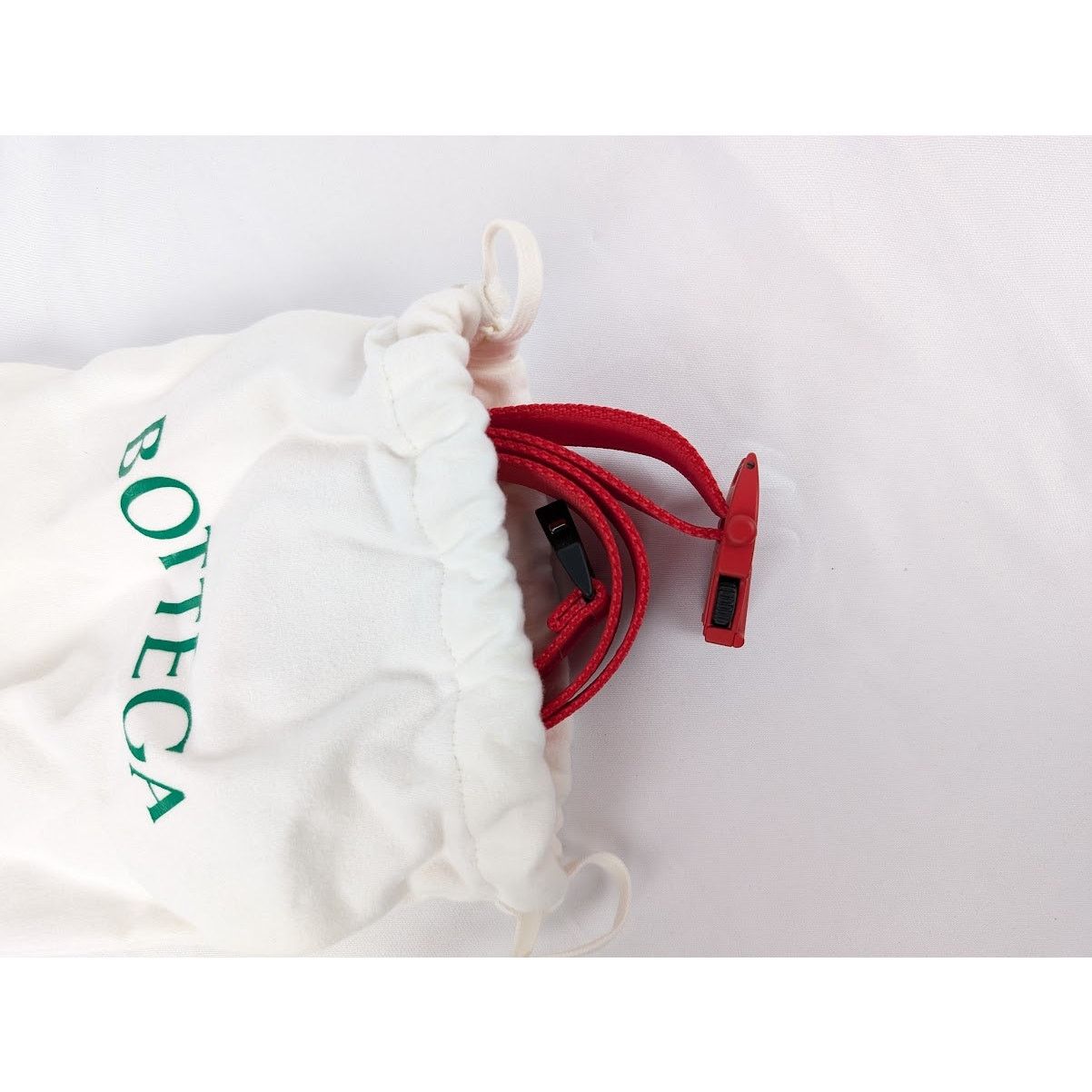 Bottega Veneta o1rshd1 Size: 90cm / Webbing Nappa Belt in Tomato Size 34 - 19 Thumbnail