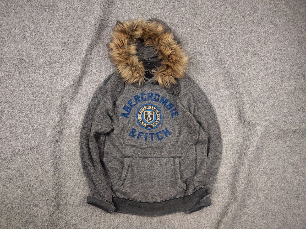 If Six Was Nine Vintage Abercrombie Logo Fur Hoodie Y2K if six was nine Size US L / EU 52-54 / 3 - 1 Thumbnail