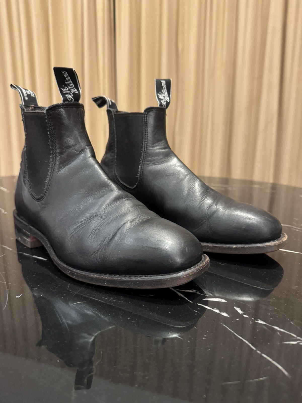 R.M. Williams RM Williams 5H Black Boots Size US 5 / EU 37 - 1 Thumbnail