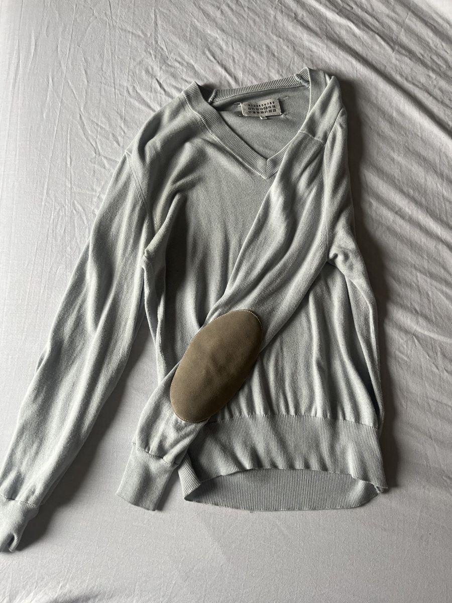 Maison Margiela MAISON MARGIELA BABY BLUE PADDED LONGSLEEVE Size US M / EU 48-50 / 2 - 2 Thumbnail