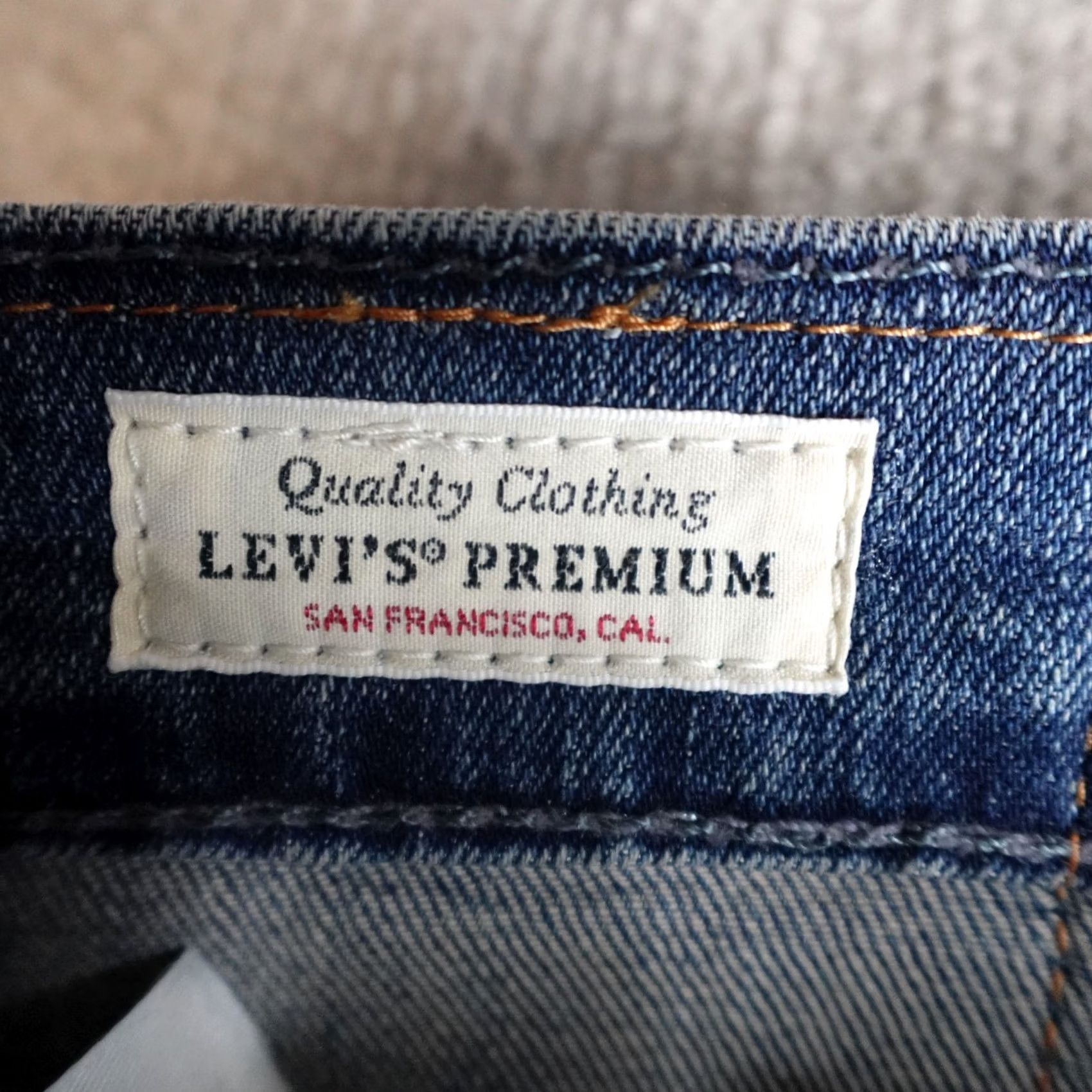 Levi's Levi's 511 Jeans 36 x 33 Blue Zip Fly Regular 5-Pocket Denim Cotton Polyester Mens Straight Big E NEW Size US 36 / EU 52 - 6 Thumbnail