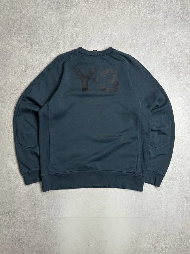 Yohji Yamamoto Adidas Yohji Yamamoto Y-3 Big Logo Sweatshirt Size US XL / EU 56 / 4 - 1 Thumbnail