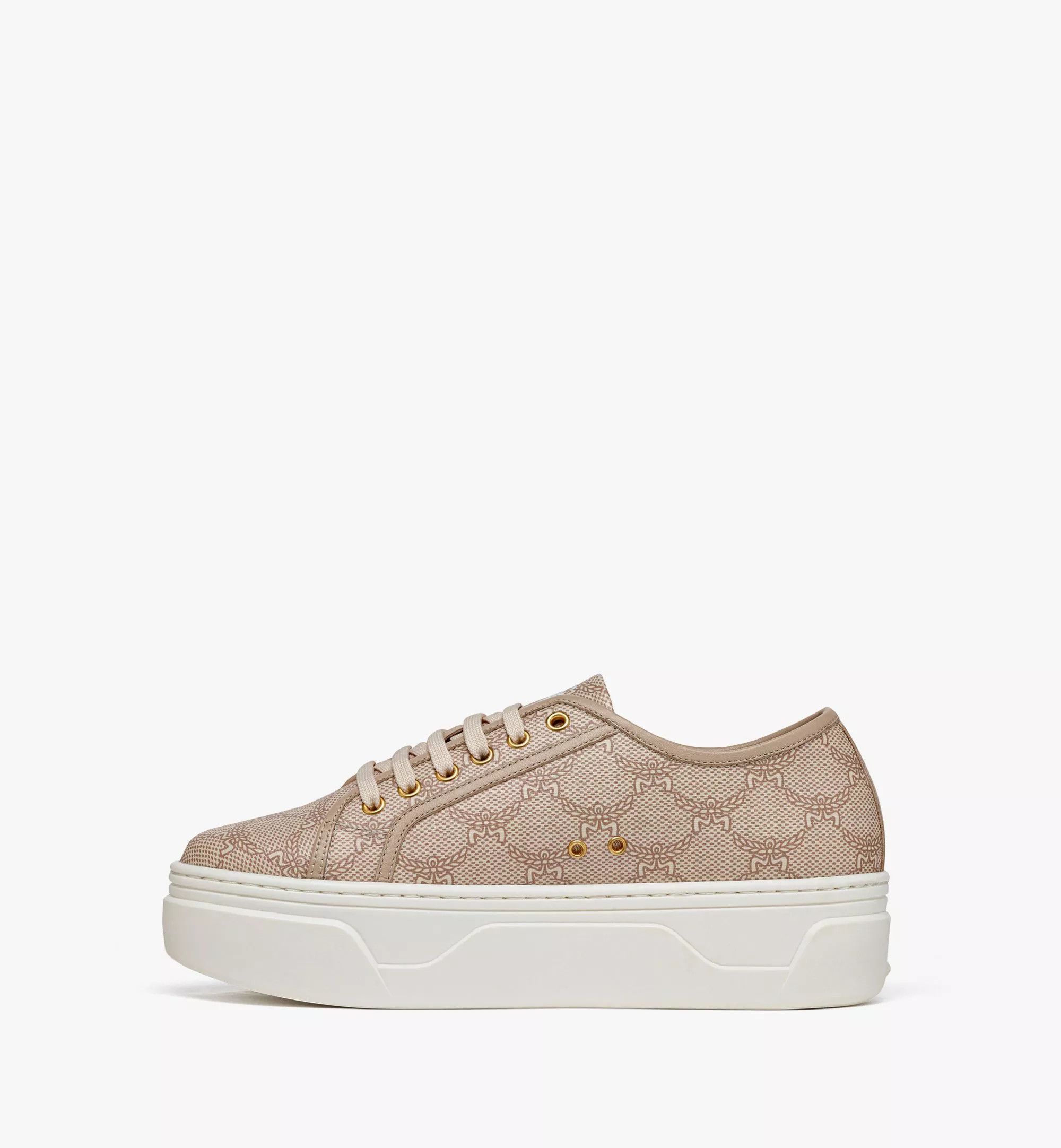 MCM o1mt1gz0525 Low-Top Sneakers in Beige Size US 6 / IT 36 - 2 Thumbnail