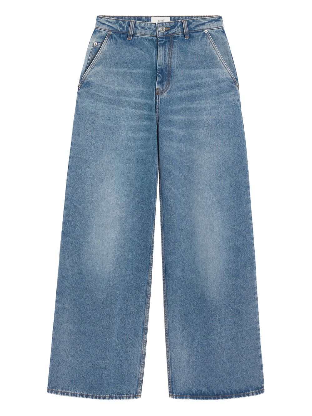 WIDE-LEG DENIM JEANS