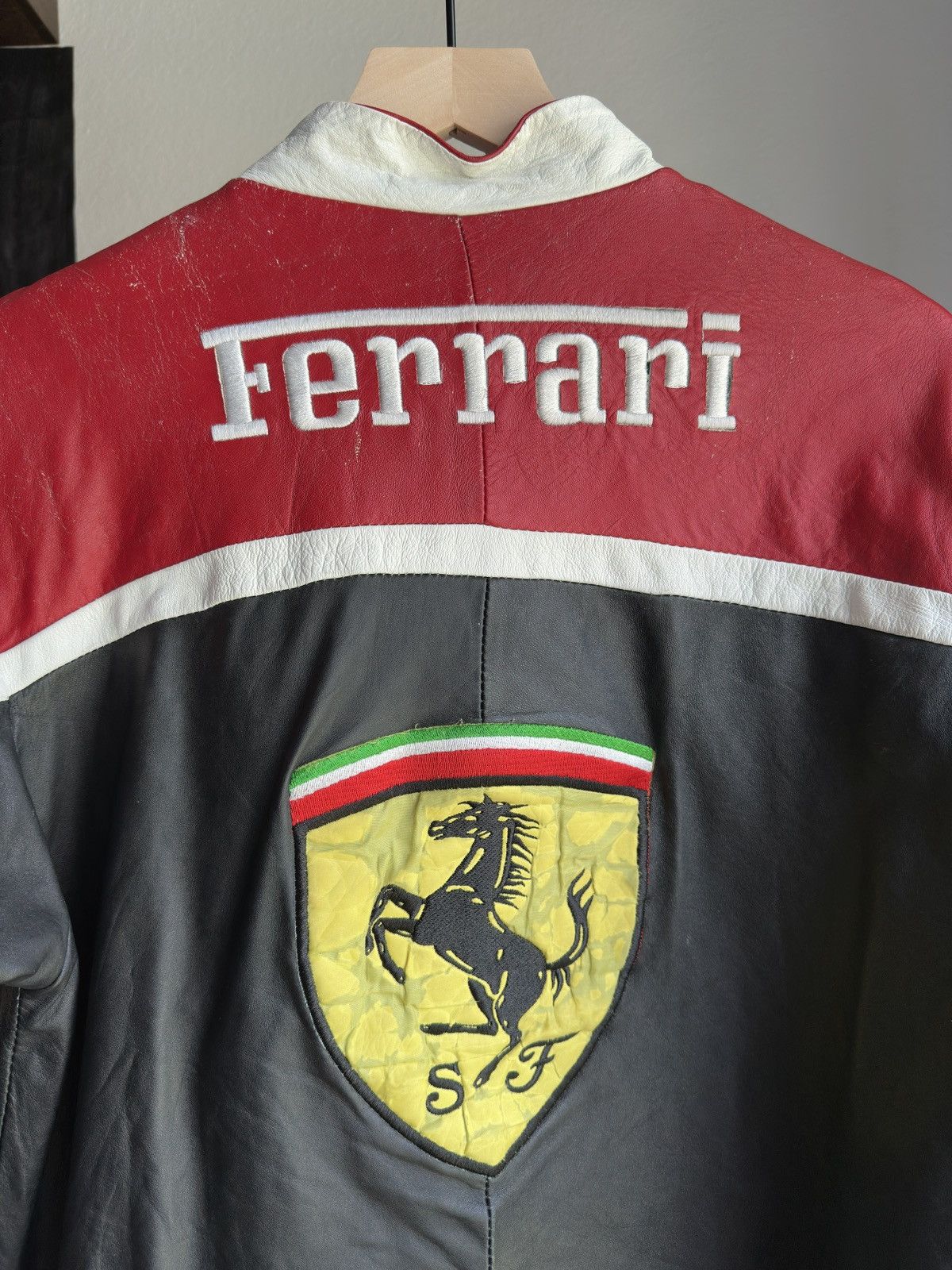 Ferrari Vintage Ferrari Racing Leather Jacket Size US M / EU 48-50 / 2 - 11 Thumbnail