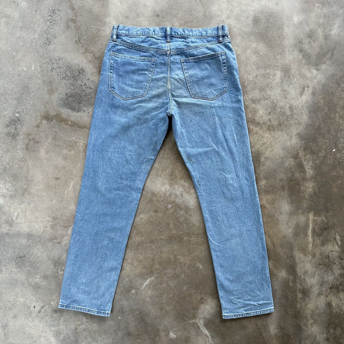 Japanese Brand Vintage Japanese Distressed Faded Denim Jean Pant W34 Size US 34 / EU 50 - 10 Thumbnail