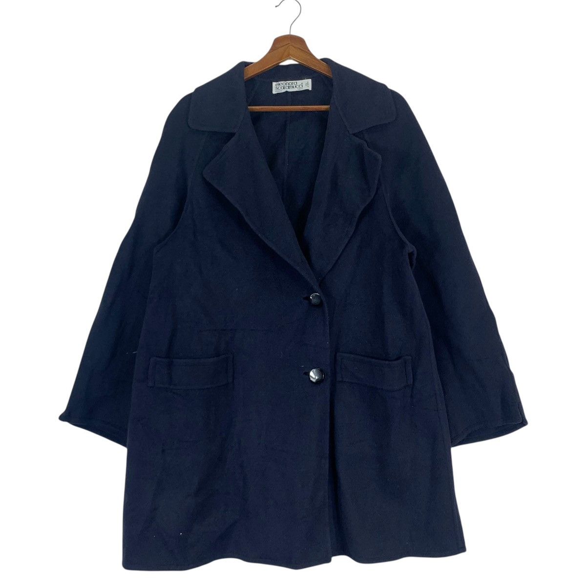 Vintage Vintage Eleonora Scaramucci Heavy Wool Coat Size US XS / EU 42 / 0 - 1 Thumbnail
