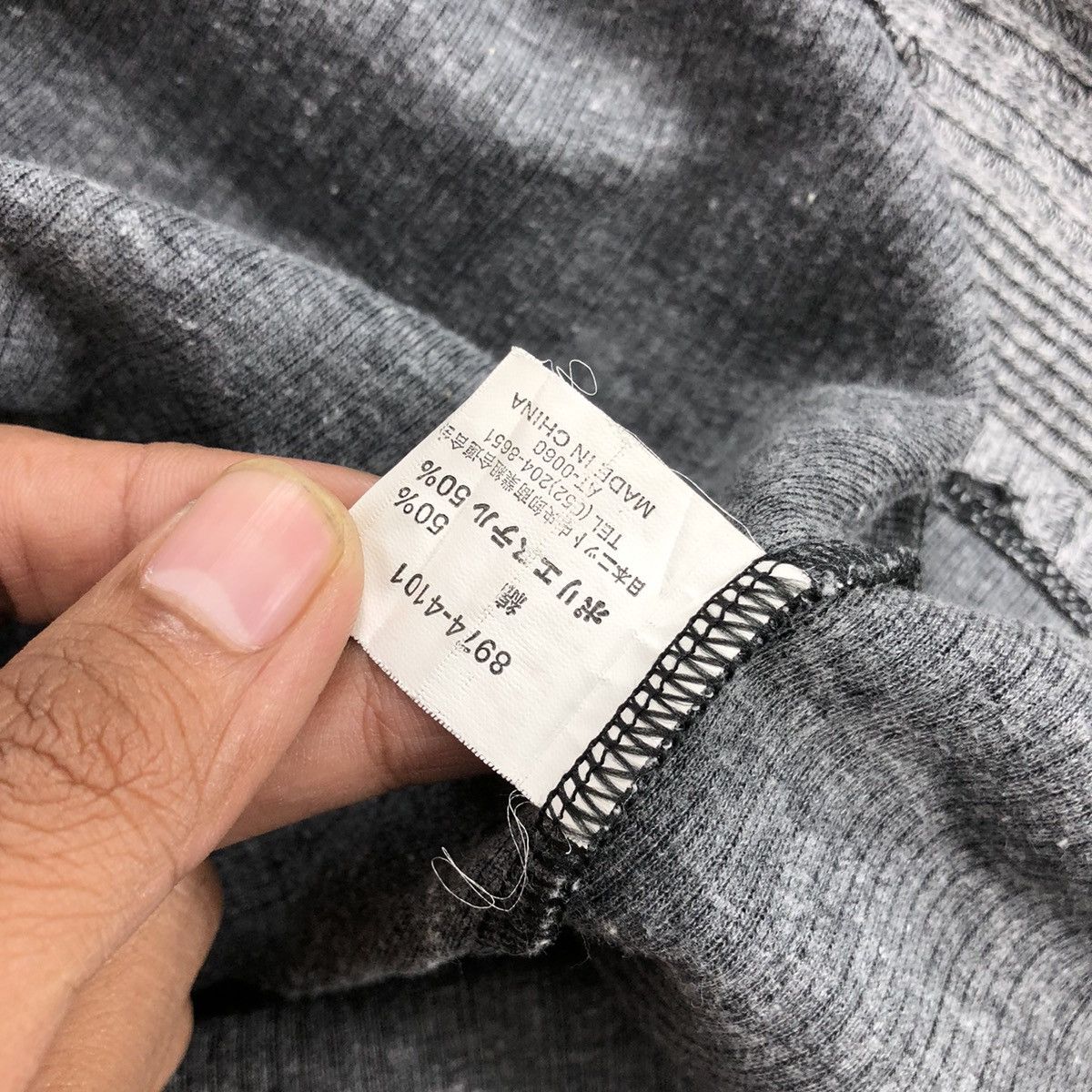 If Six Was Nine × Japanese Brand × Le Grande Bleu (L.G.B.) 2000s Velocette Double Layers Grunge Goa Lgb Long Sleeve Y2K Size US XL / EU 56 / 4 - 5 Thumbnail