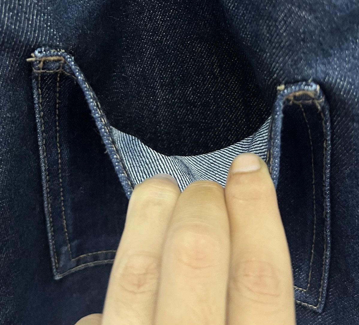 Japanese Brand × Vintage Vintage Y2K Style Dark Wash Denim Overalls Size US 31 - 11 Thumbnail