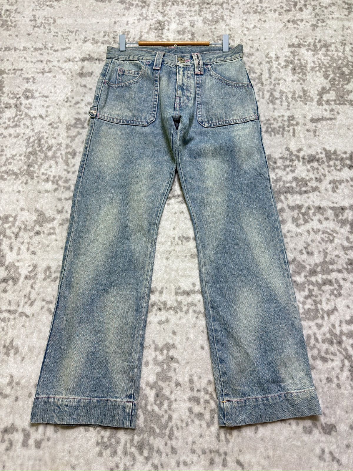 Japanese Brand Y2k COCOLULU Ketsururu Logo Carpenter Jeans Japanese Size US 30 / EU 46 - 2 Thumbnail