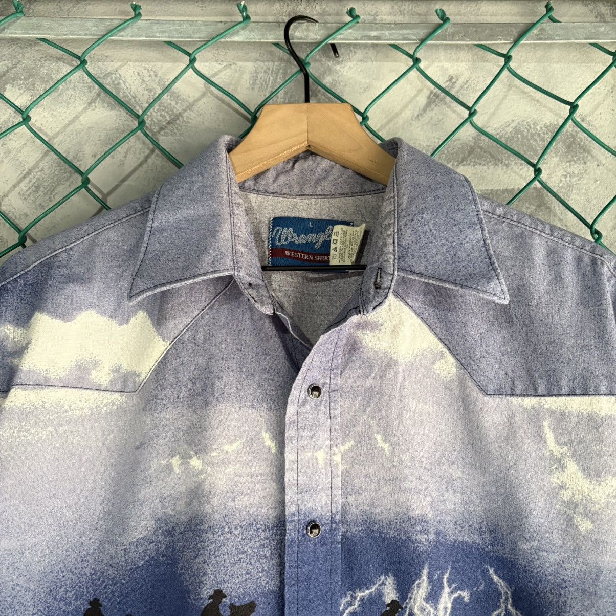 Wrangler Wrangler Western Wear Men’s Sz L Pearl Snap Button Down Size US L / EU 52-54 / 3 - 2 Thumbnail