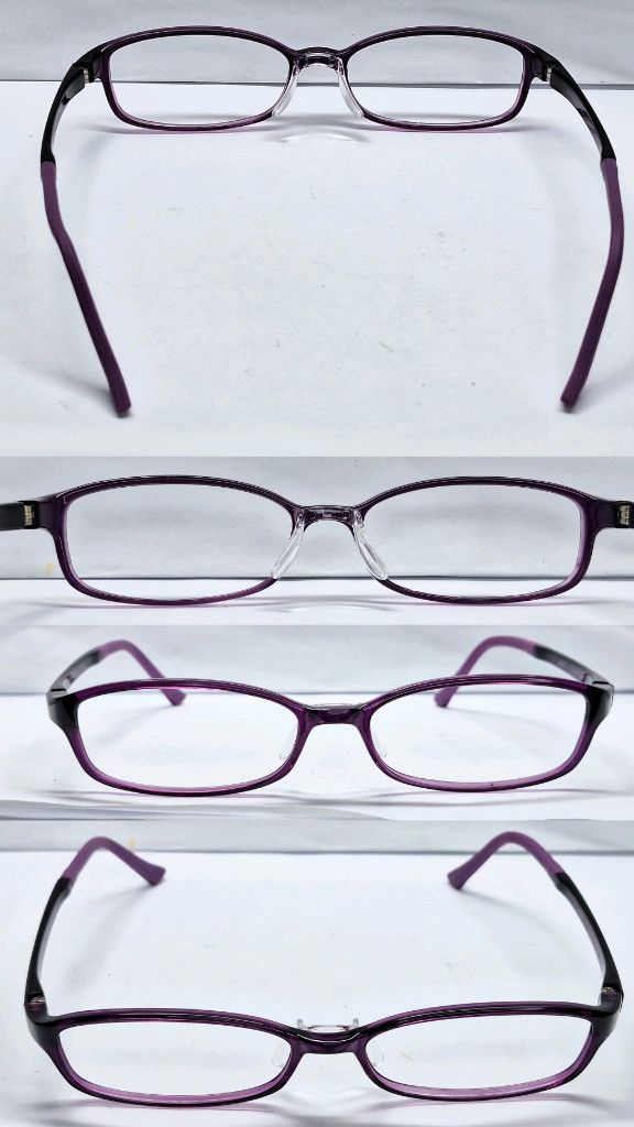 JINS JINS PC-14A-001M 8g Purple Gradient Square Glasses Size ONE SIZE - 9 Thumbnail