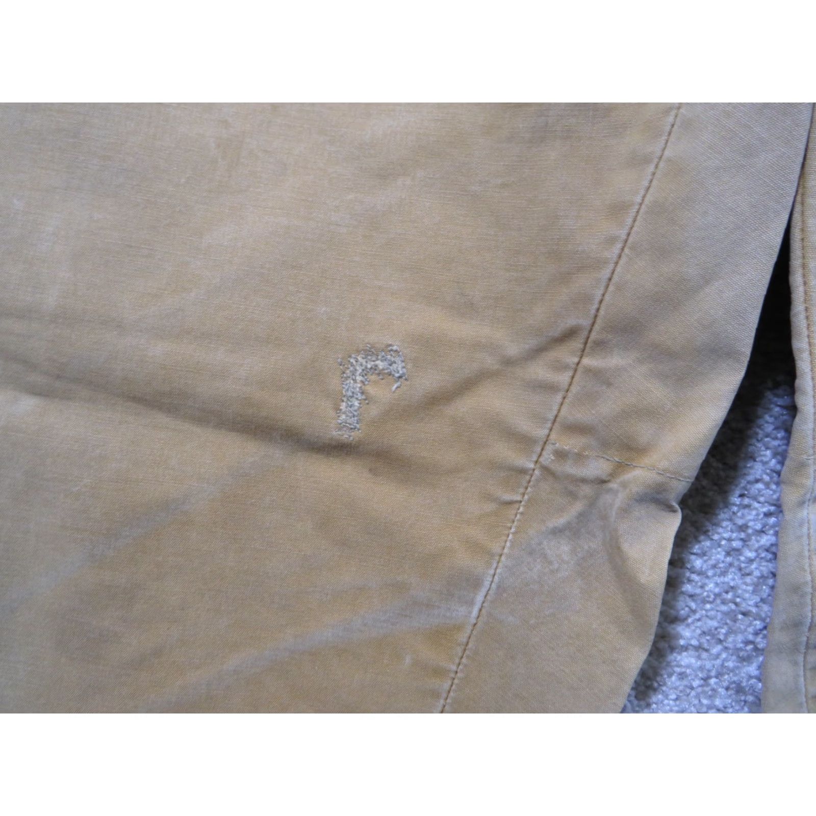 Vintage **VTG 1920S DUXBAK CANVAS HUNTING PANTS SIZE 34 BROWN BUTTON FLY** User: VTG 1920S DUXBAK CANVAS HUNTING PANTS SIZE 34 BROWN BUTTON FLY RAINPROOF Size US 34 / EU 50 - 5 Thumbnail