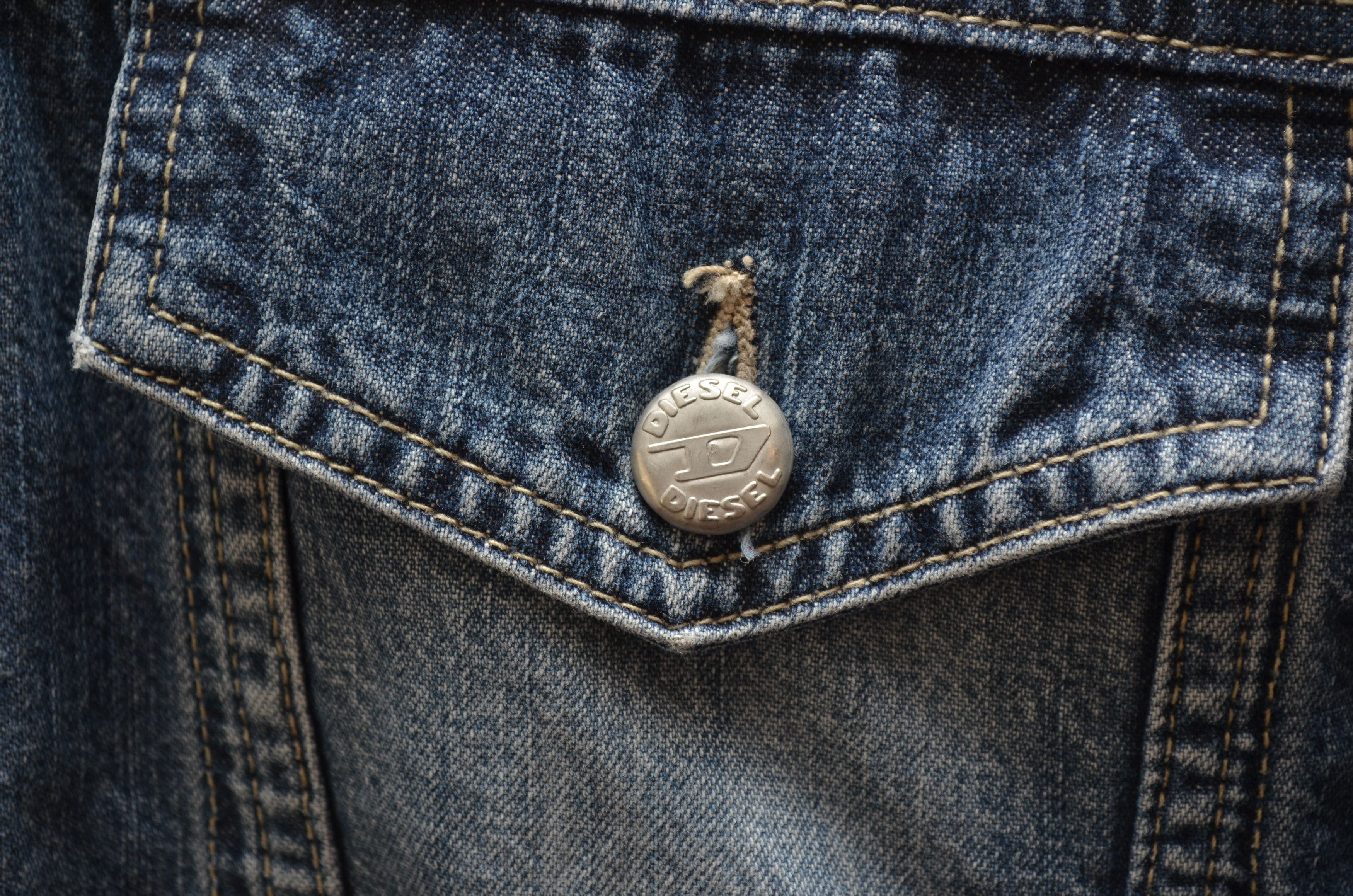 Diesel × Vintage Diesel Denim Blue Vintage Jacket Size L RARE 90s y2k Size US L / EU 52-54 / 3 - 6 Thumbnail