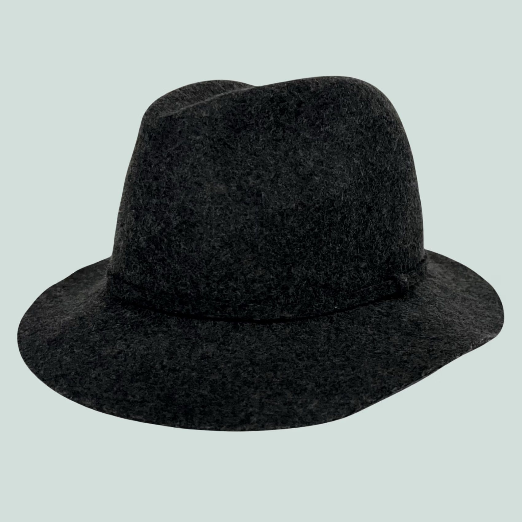 J.Crew J. Crew Women’s Classic Dark Gray Hat 100% Wool Felt Fedora B3486 Sz M-L Hats Size ONE SIZE - 1 Thumbnail