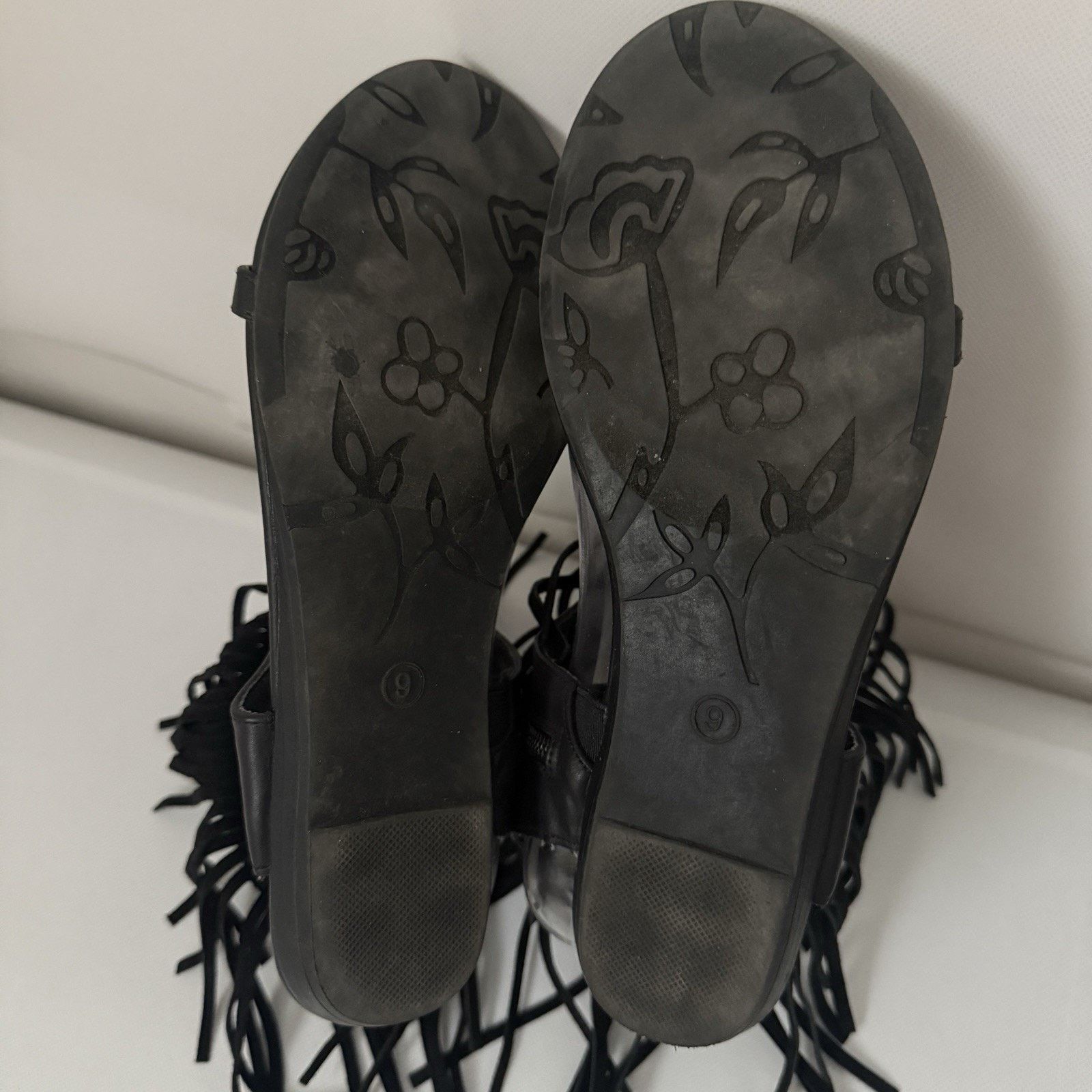 Other Very Volatile Lex Suede Suede Fringe Boho Western Sandals Size US 9 / IT 39 - 6 Thumbnail