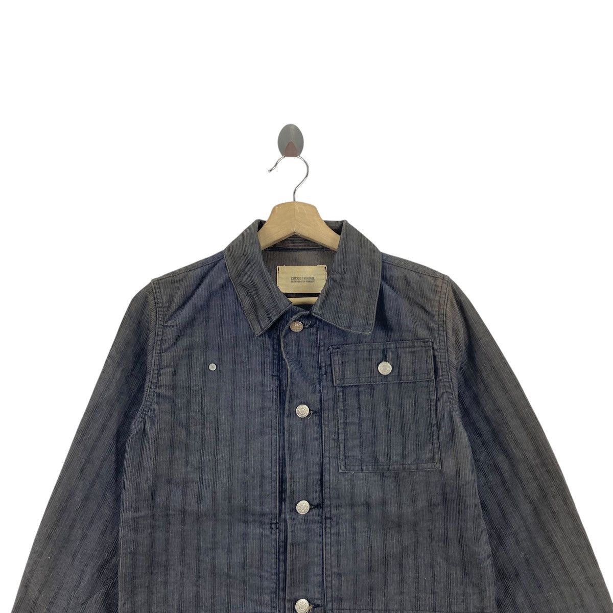 Vintage Vintage EUCA TERRA Denim Jacket Workwear Style Button Up Size S / US 4 / IT 40 - 2 Thumbnail