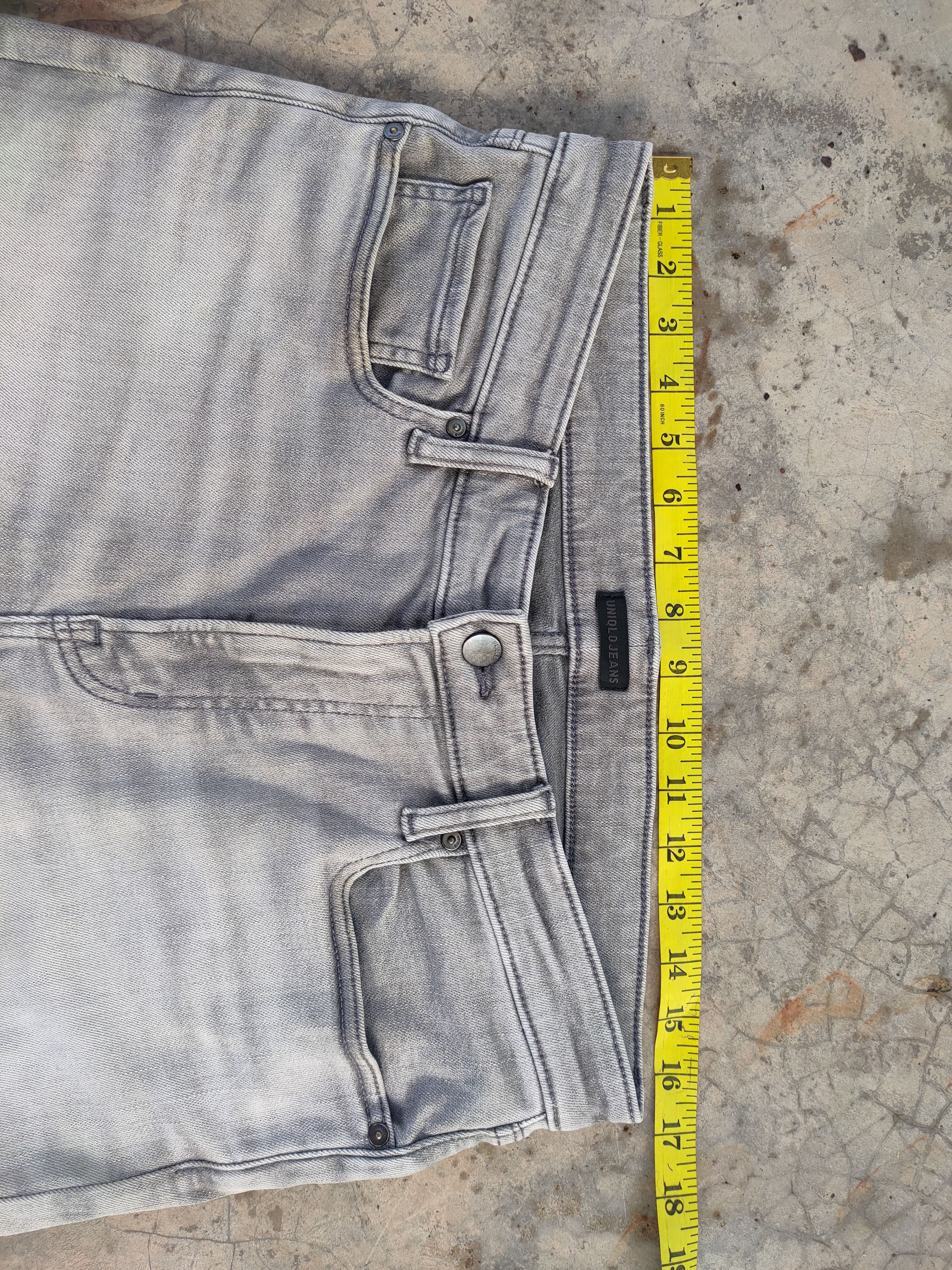 Japanese Brand Vintage skinny japanese faded jean denim pants Size US 33 - 6 Thumbnail