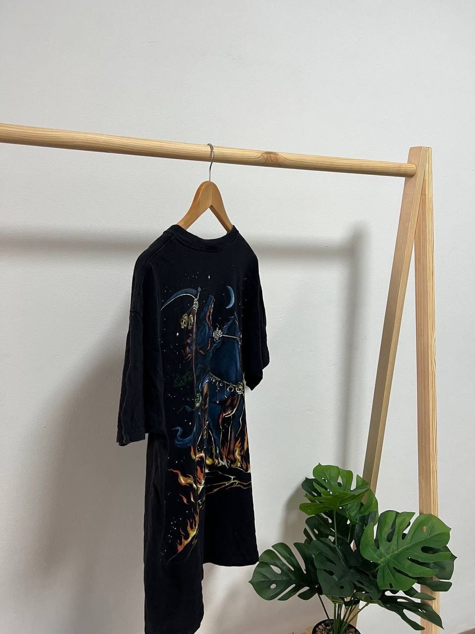Liquid Blue × Vintage Y2K Skelton Grim Reaper Liquid Blue Tee Size US XL / EU 56 / 4 - 14 Thumbnail