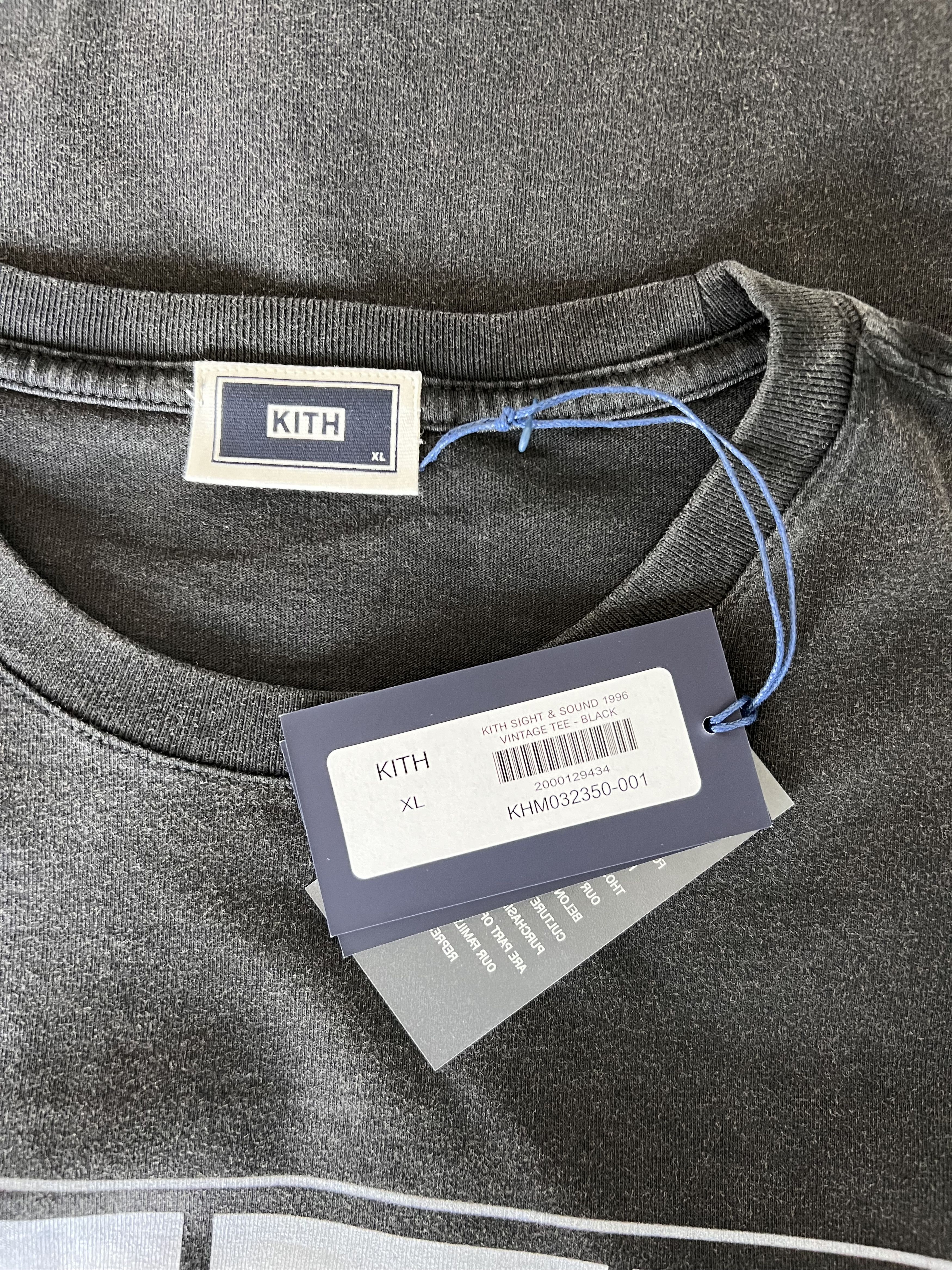 Kith Kith Sight & Sound 1996 Vintage Tee in Black | Grailed