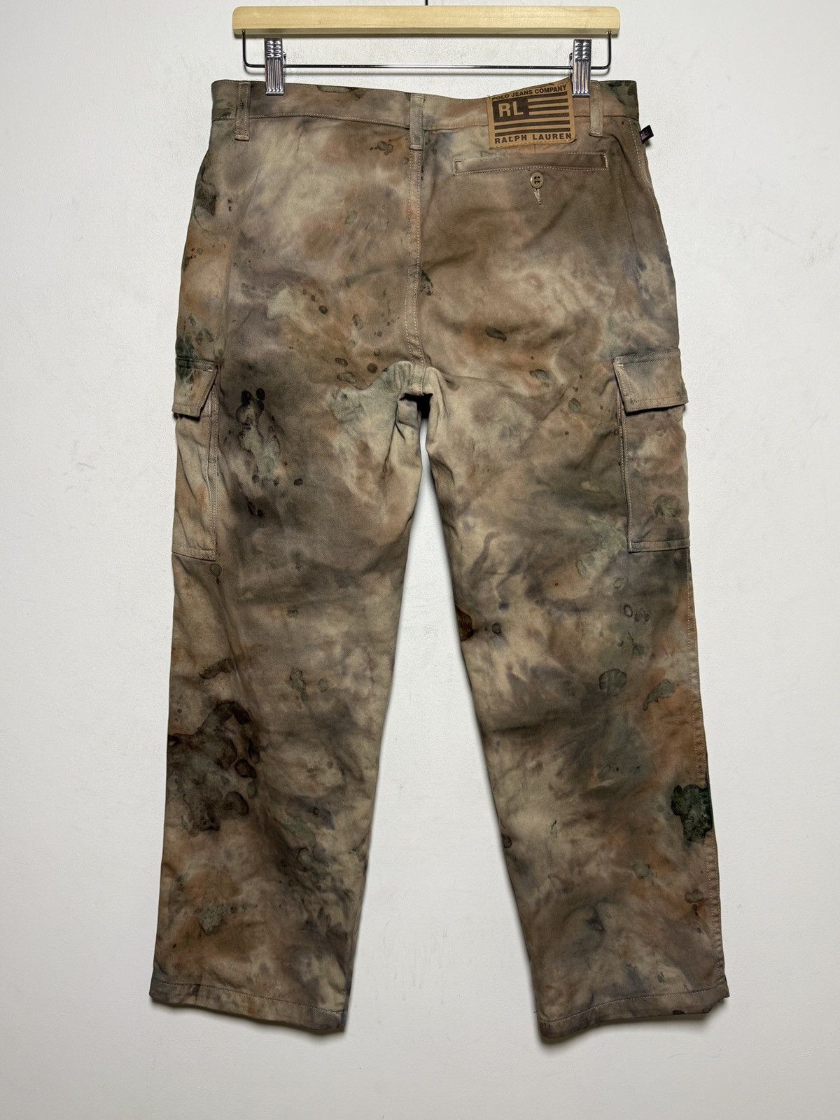 Polo Ralph Lauren ralph lauren tie dye cargo camo multipocket army pants Size US 31 - 7 Thumbnail