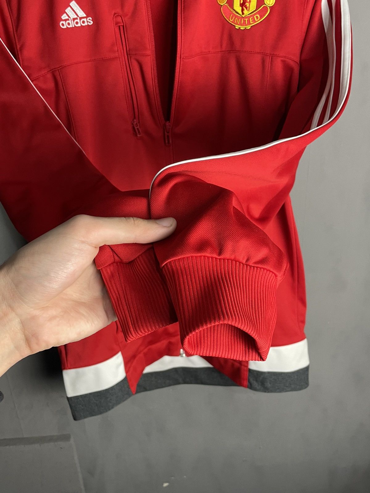 Adidas Adidas Manchester united home zip track jacket 2015 Size US S / EU 44-46 / 1 - 4 Thumbnail