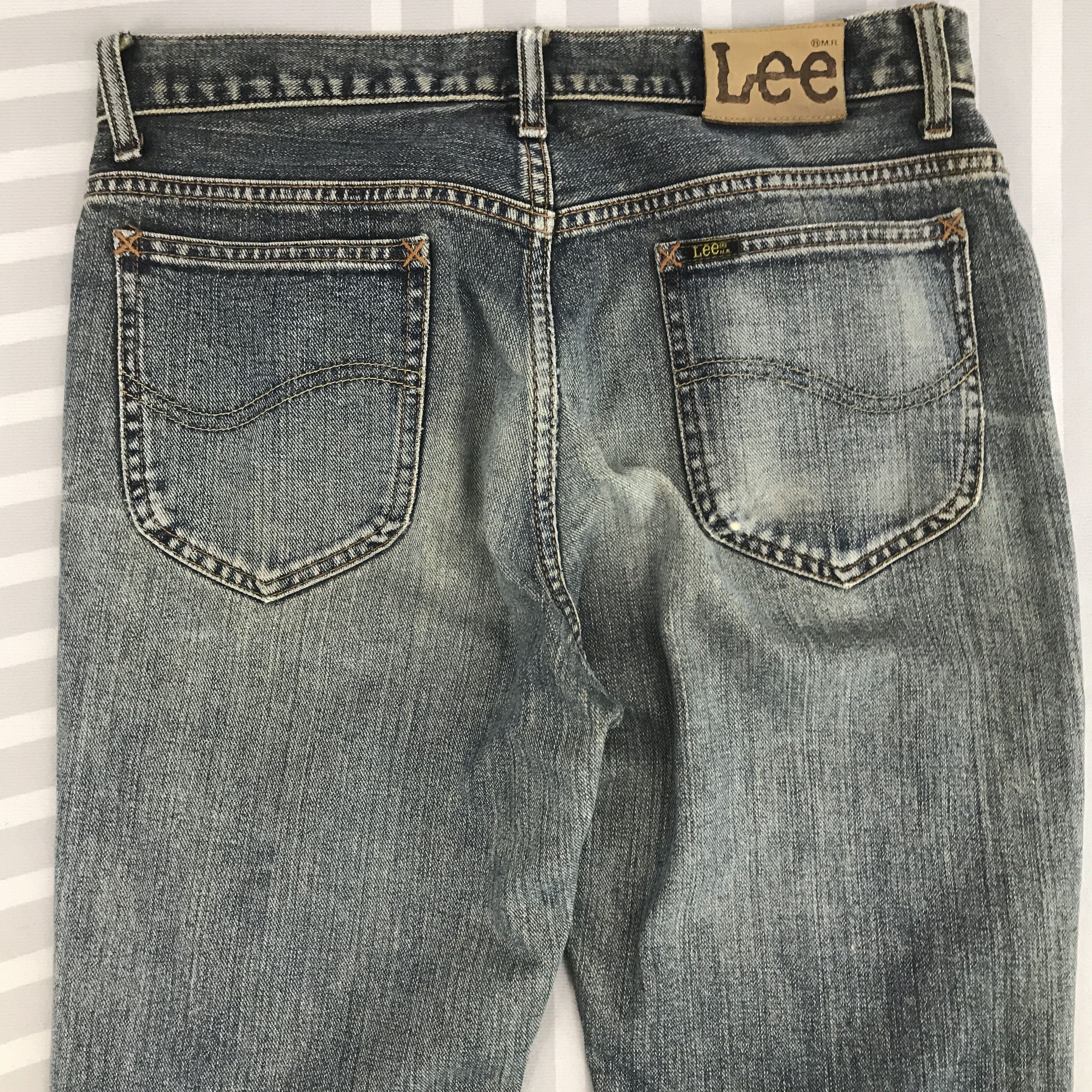 Japanese Brand × Lee × Vintage Flare Japan Denim Lee Distressed Bootcut Pants Size US 32 / EU 48 - 5 Thumbnail