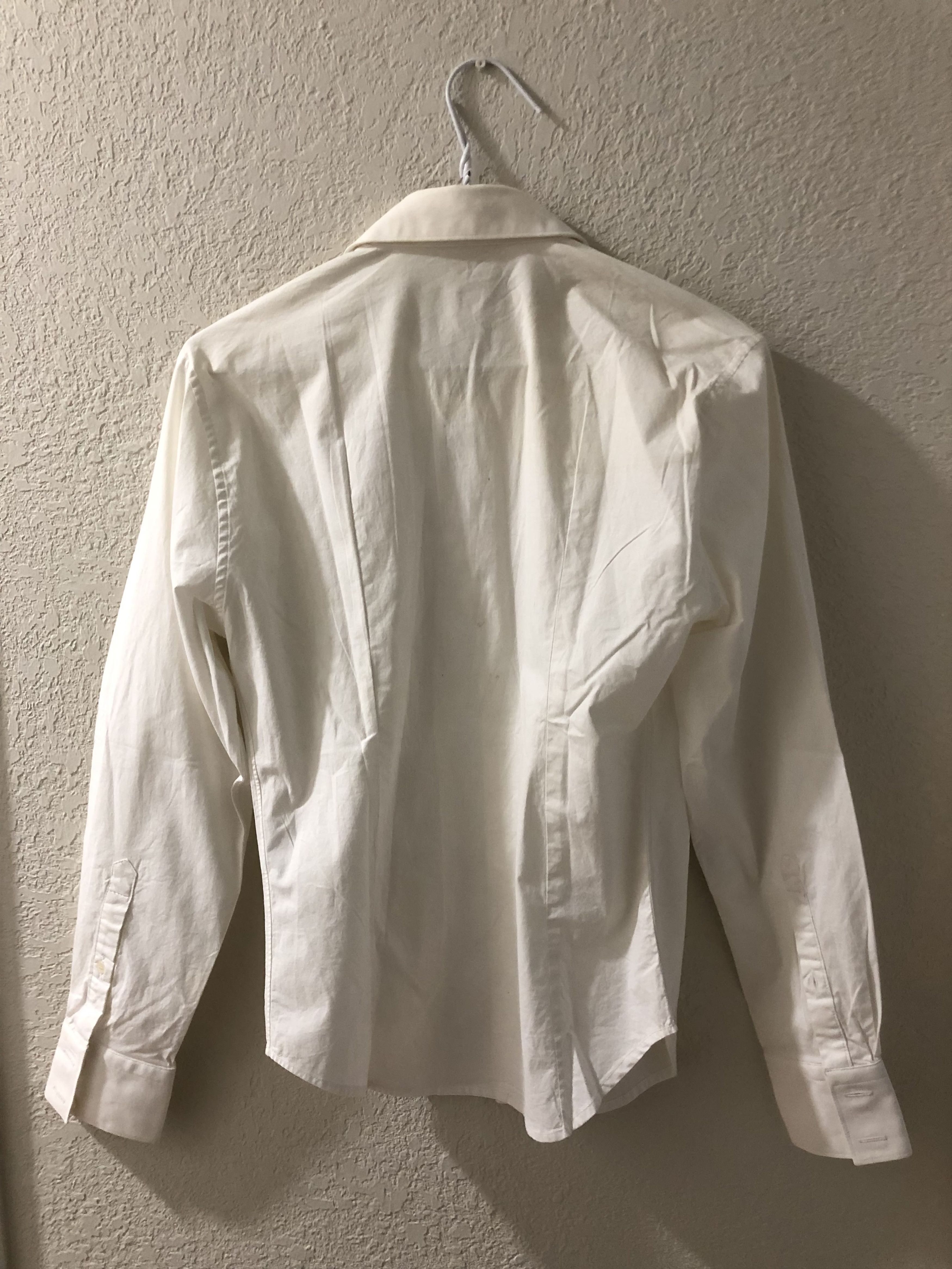 Alexander McQueen Woven Shirt (White) Size US XS / EU 42 / 0 - 2 Thumbnail