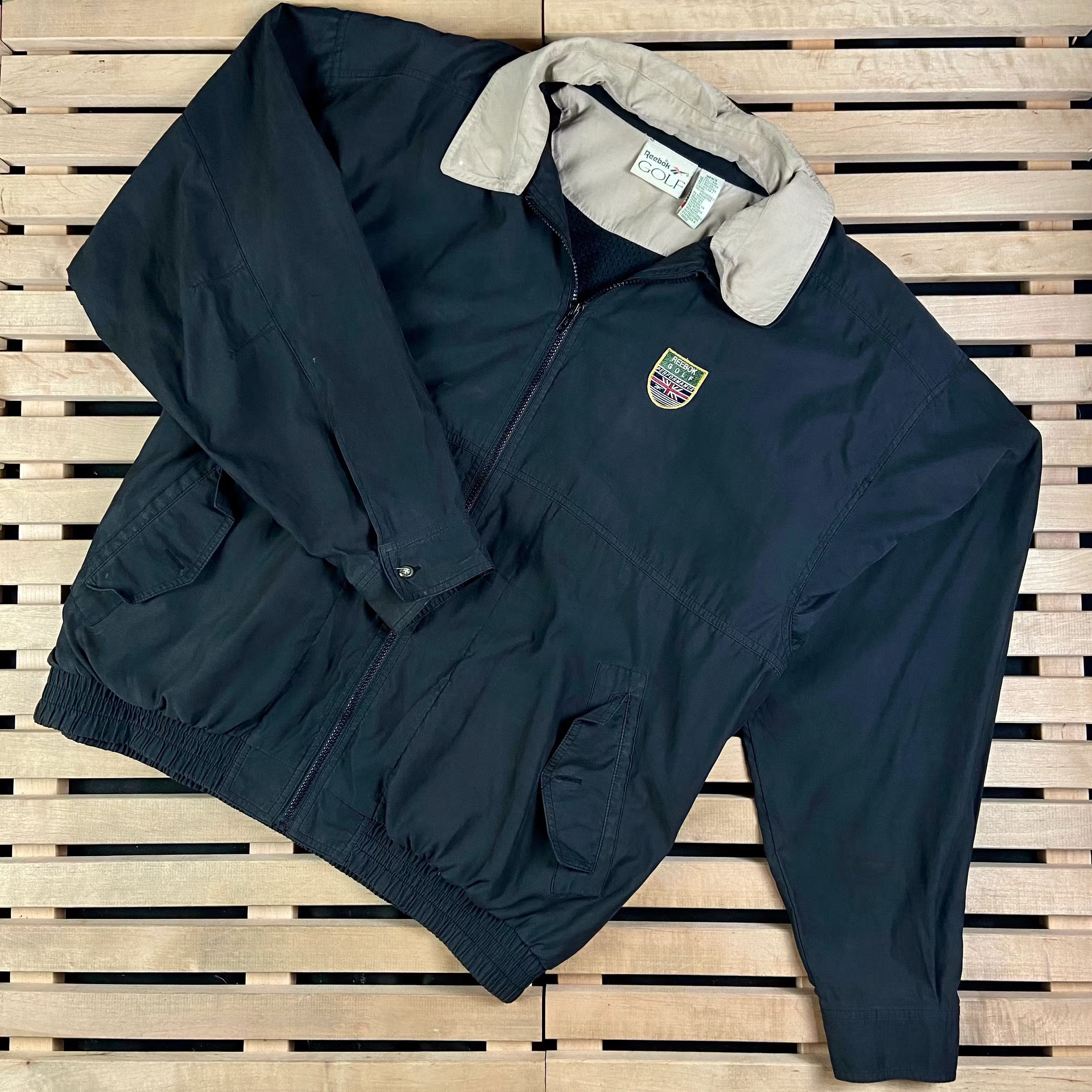 Reebok × Vintage Mens Bomber Jacket Reebok Golf Vintage Size XL Size US XL / EU 56 / 4 - 1 Thumbnail