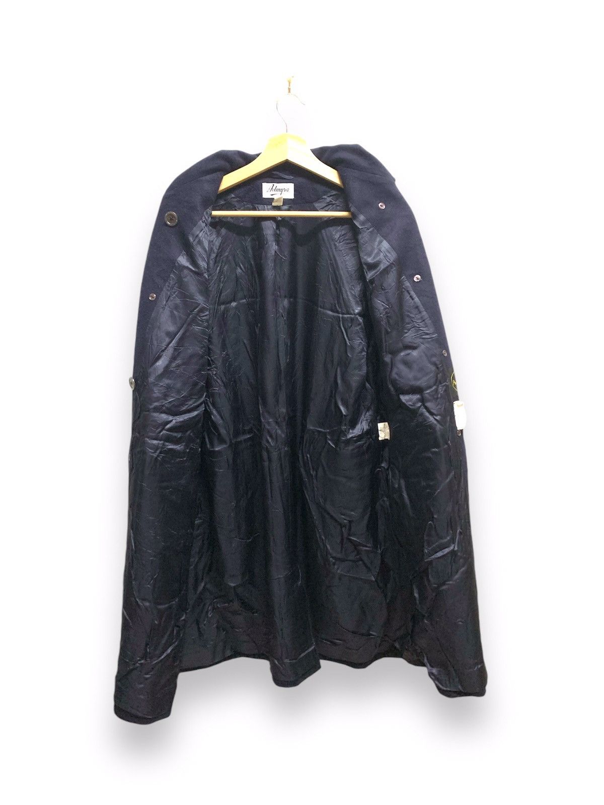 Vintage ADMYSA Double Breasted Pure Cashmere Long Coat Size US L / EU 52-54 / 3 - 12 Thumbnail