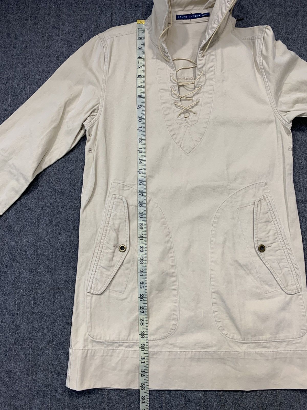 Polo Ralph Lauren Vtg Ralph Lauren Beige Sterling Trench Khakis Parka Unisex Size US S / EU 44-46 / 1 - 11 Thumbnail