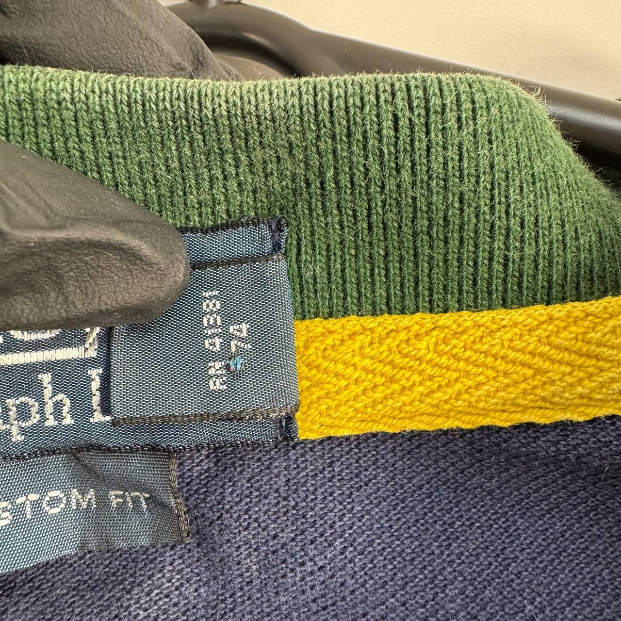 Polo Ralph Lauren Polo Ralph Lauren Big Pony Polo Shirt Navy Yellow Mens L Size US L / EU 52-54 / 3 - 5 Thumbnail