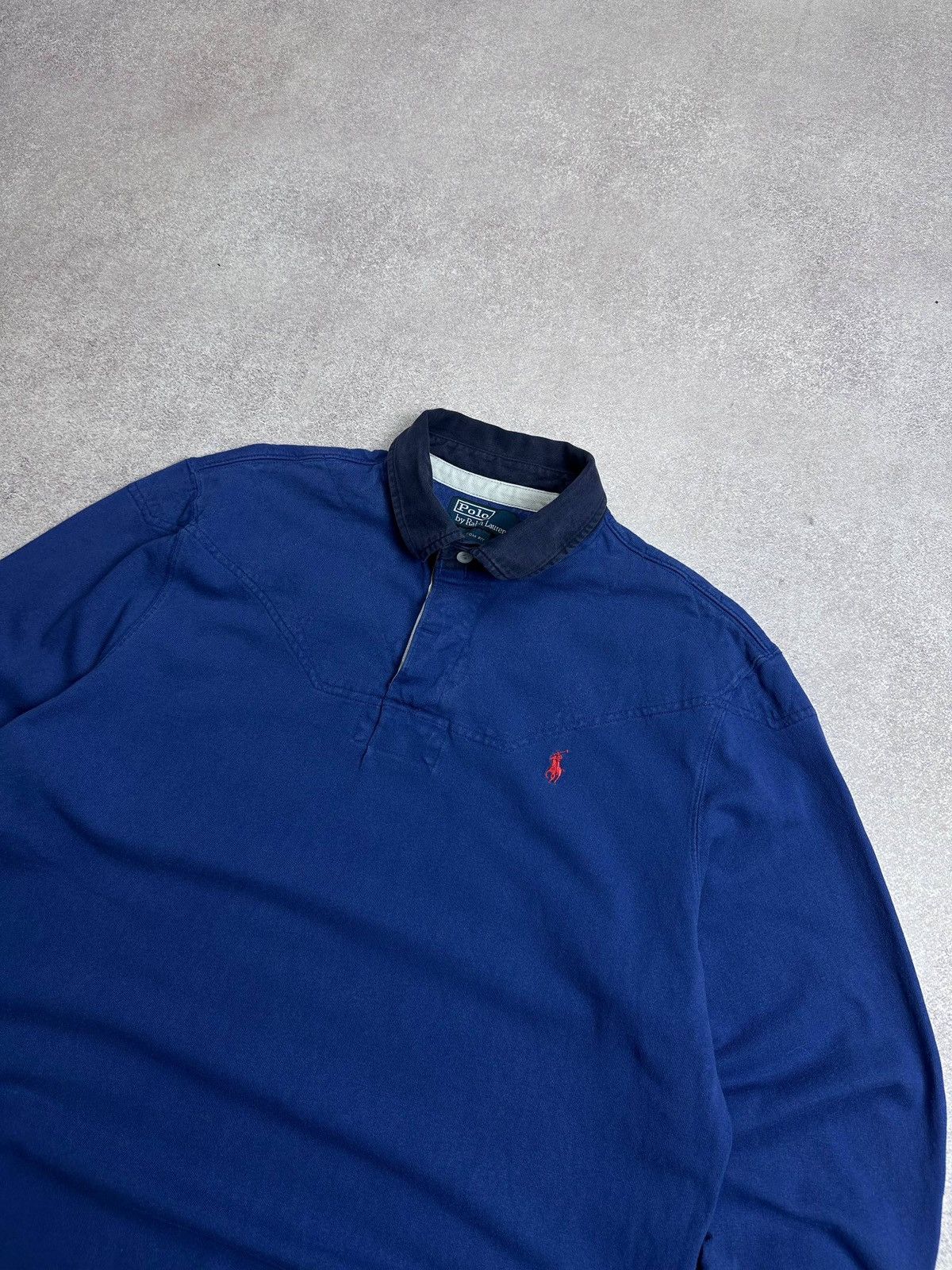Polo Ralph Lauren Vintage Polo Ralph Lauren Y2K Rugby Shirt Chief Keef Style Size US XL / EU 56 / 4 - 2 Thumbnail