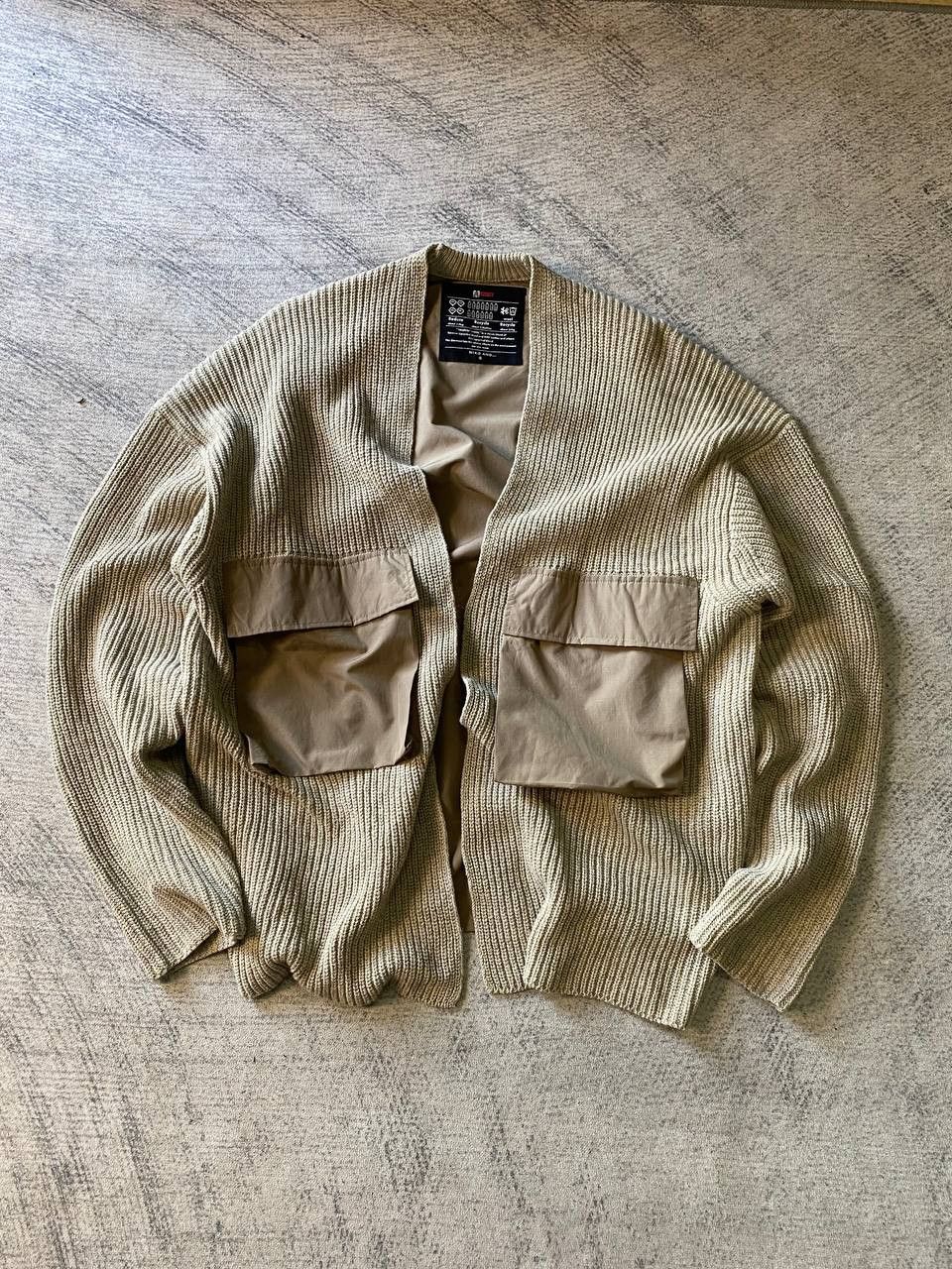 Japanese Brand Niko And... Japan Big Pocket Open Front Cardigan Size US L / EU 52-54 / 3 - 1 Thumbnail