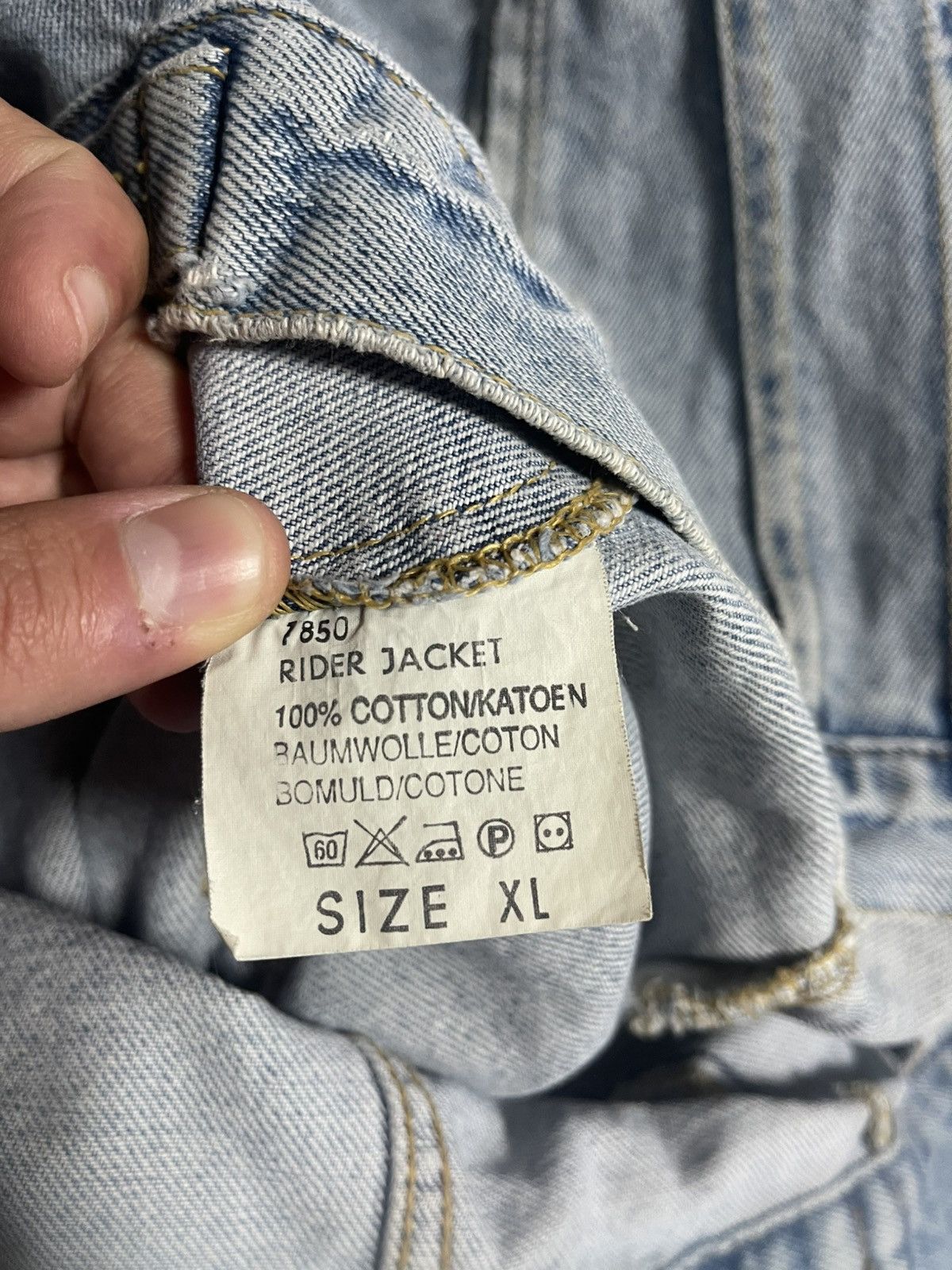 Lee × Vintage LEE RIDERS VINTAGE DENIM BLUE JACKET RARE 7850 USA SIZE XL Size US XL / EU 56 / 4 - 18 Thumbnail
