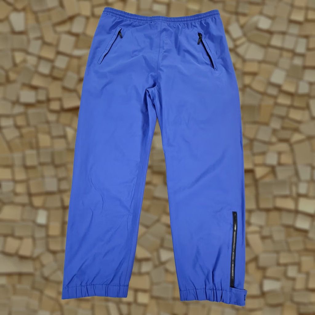 Eddie Bauer Eddie Bauer Mens Trousers Blue Large Gore Tex Waterproof Rain Trousers Winds Waterproof Pockets Size US 33 - 1 Thumbnail