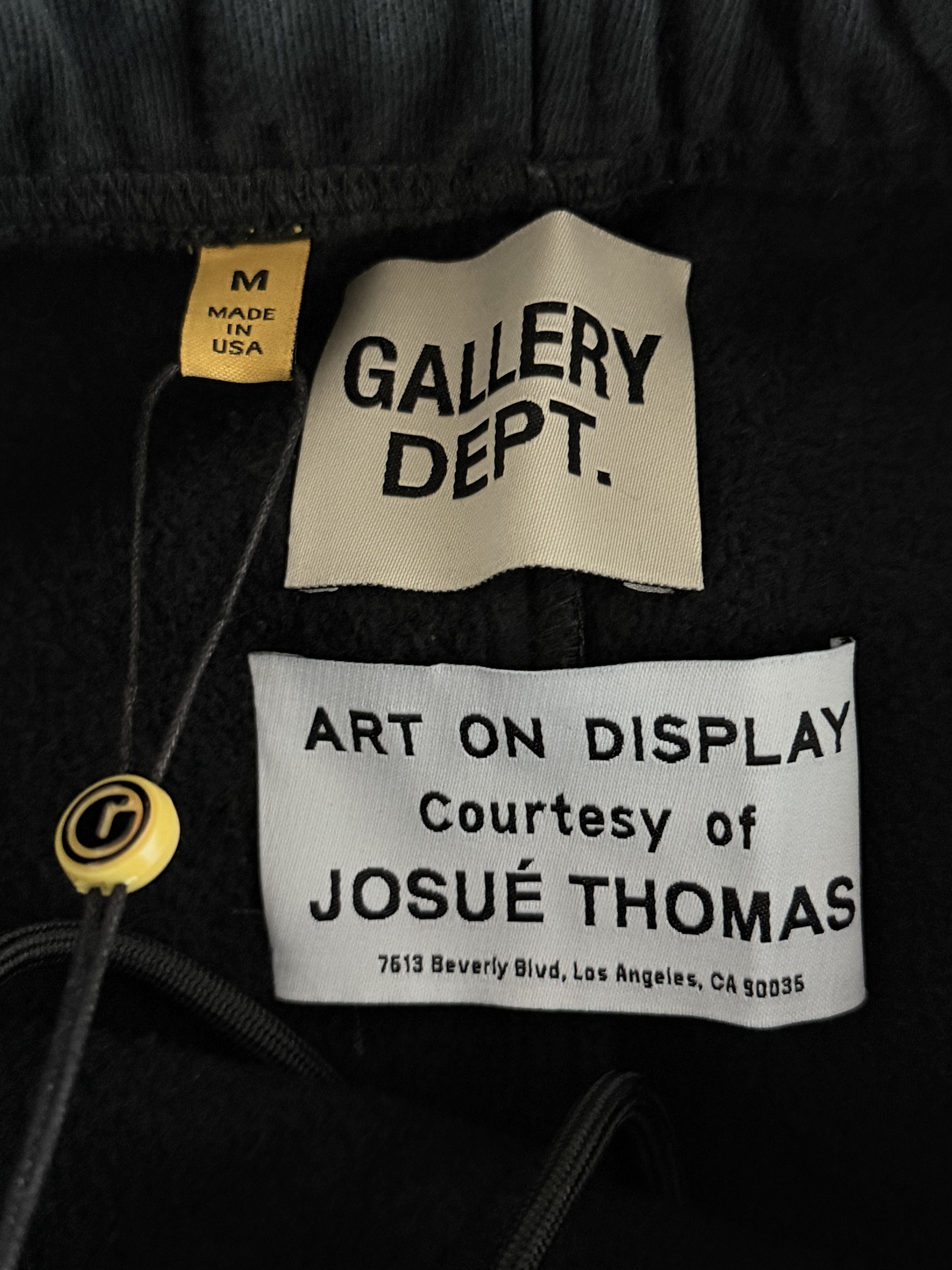 Gallery Dept. Gallery Dept Vintage Black & White Dept Logo Sweatpants Size US 28 / EU 44 - 3 Thumbnail