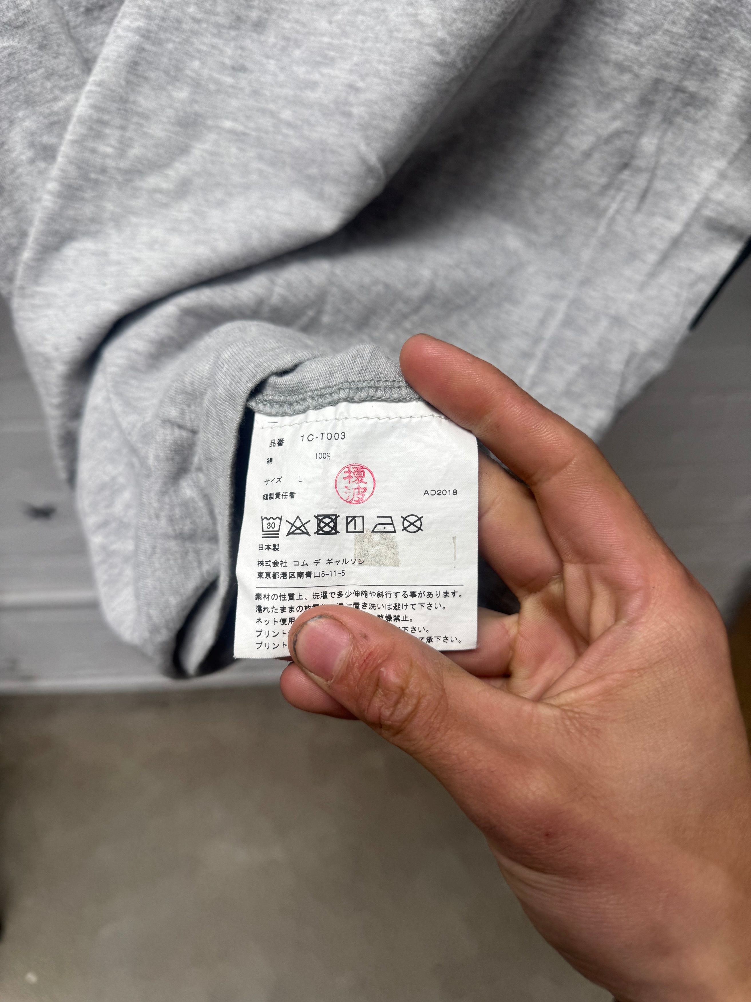 Comme des Garcons 2018 Comme Des Garçons ‘Black’ Graphic T-Shirt Size US L / EU 52-54 / 3 - 5 Thumbnail