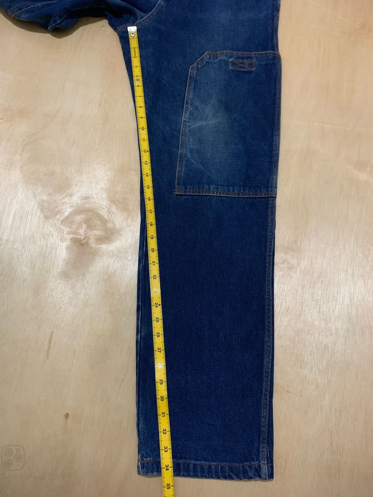 20471120 × Hysteric Glamour × Japanese Brand Vintage Y2k Damani Dada Baggy Denim Jeans Size US 32 / EU 48 - 15 Thumbnail