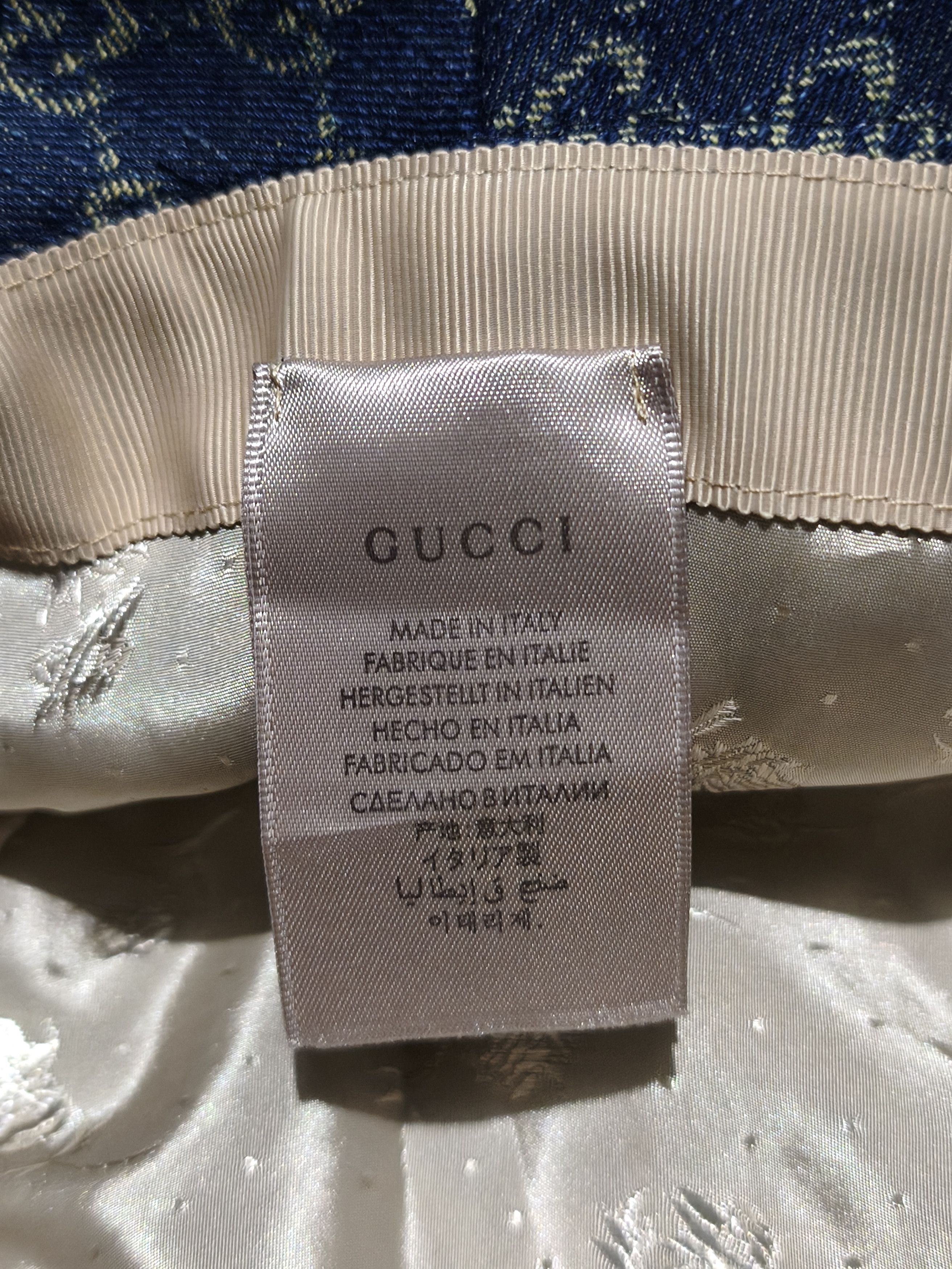 Gucci Gucci Supreme GG Bucket Hat Size ONE SIZE - 8 Thumbnail