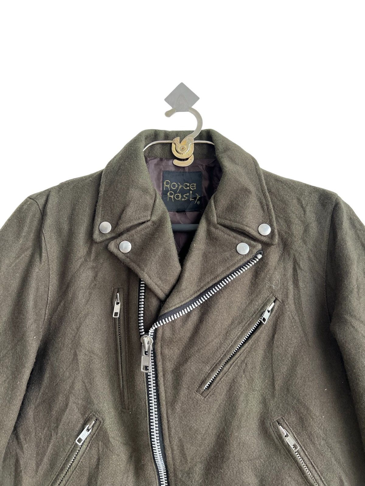 Yasuyuki Ishii Double Collar Ziper Wool Biker Perfecto Jacket Royce Rasly Size US S / EU 44-46 / 1 - 4 Thumbnail