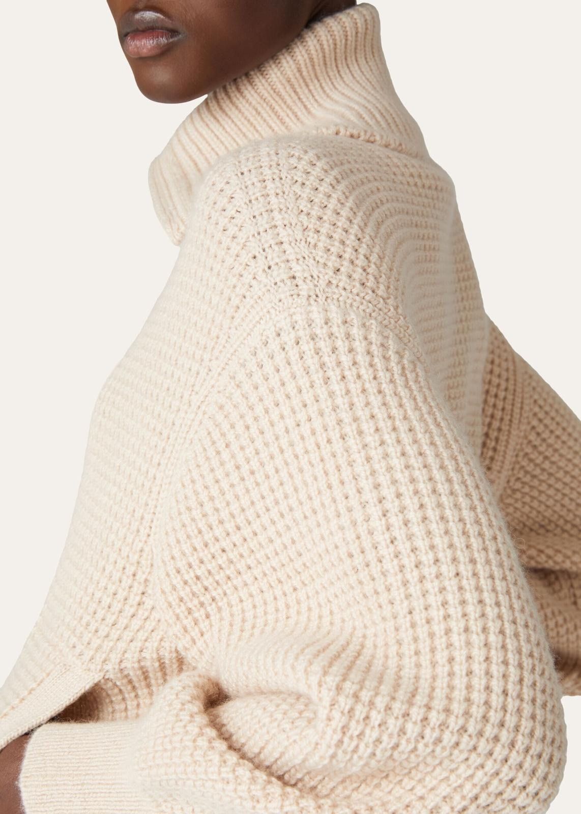 Loro Piana o1srvl11e0824 Yamba High Neck Bomber Jacket in Beige Size XXL / US 16-18 / IT 52-54 - 6 Thumbnail